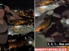 Nathy Odinson British base jumper jumps to his death video from 29th floor of Thai building.